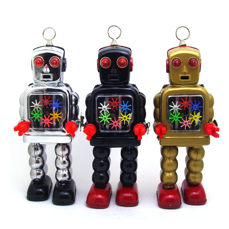 vintage tin robot