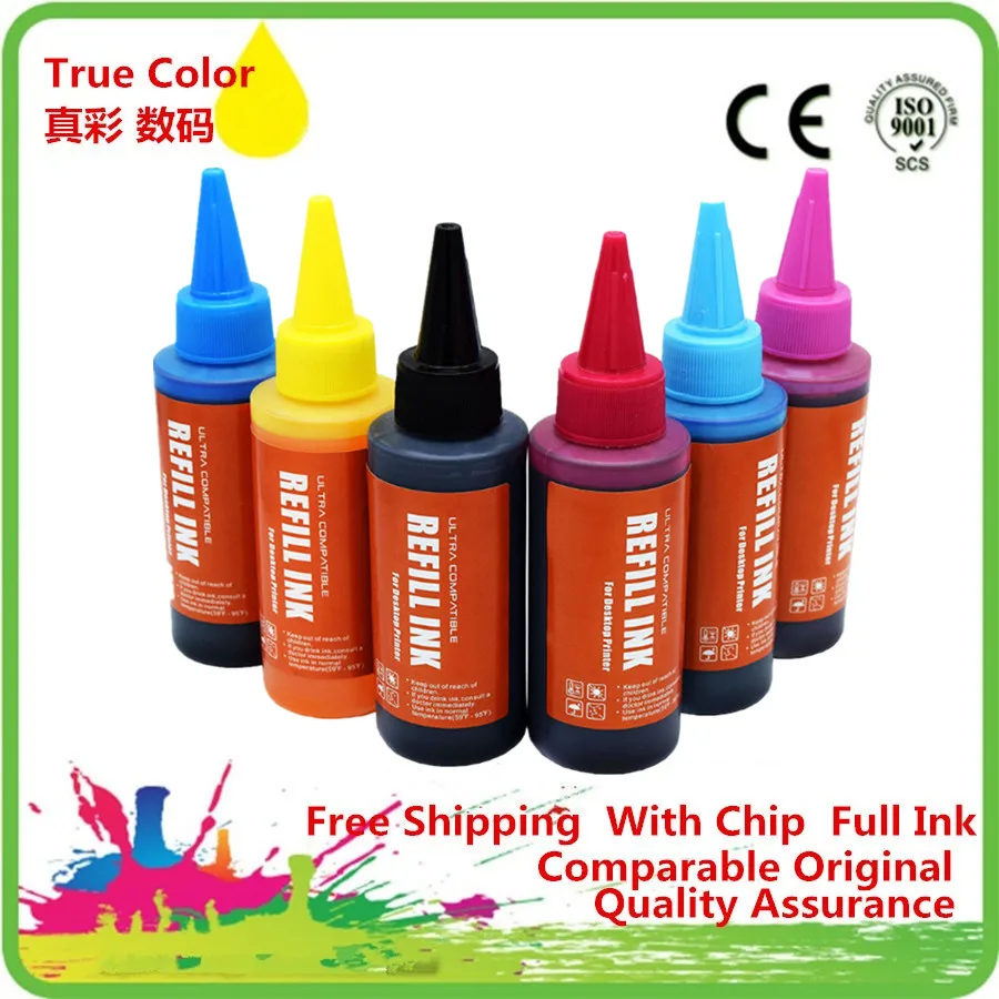 Чернила для краски/Чернила принтеров Epson pro9600 Pro7600 6 цветов B/C/M/Y/LC/LM|dye ink|ink for epsonbulk ink