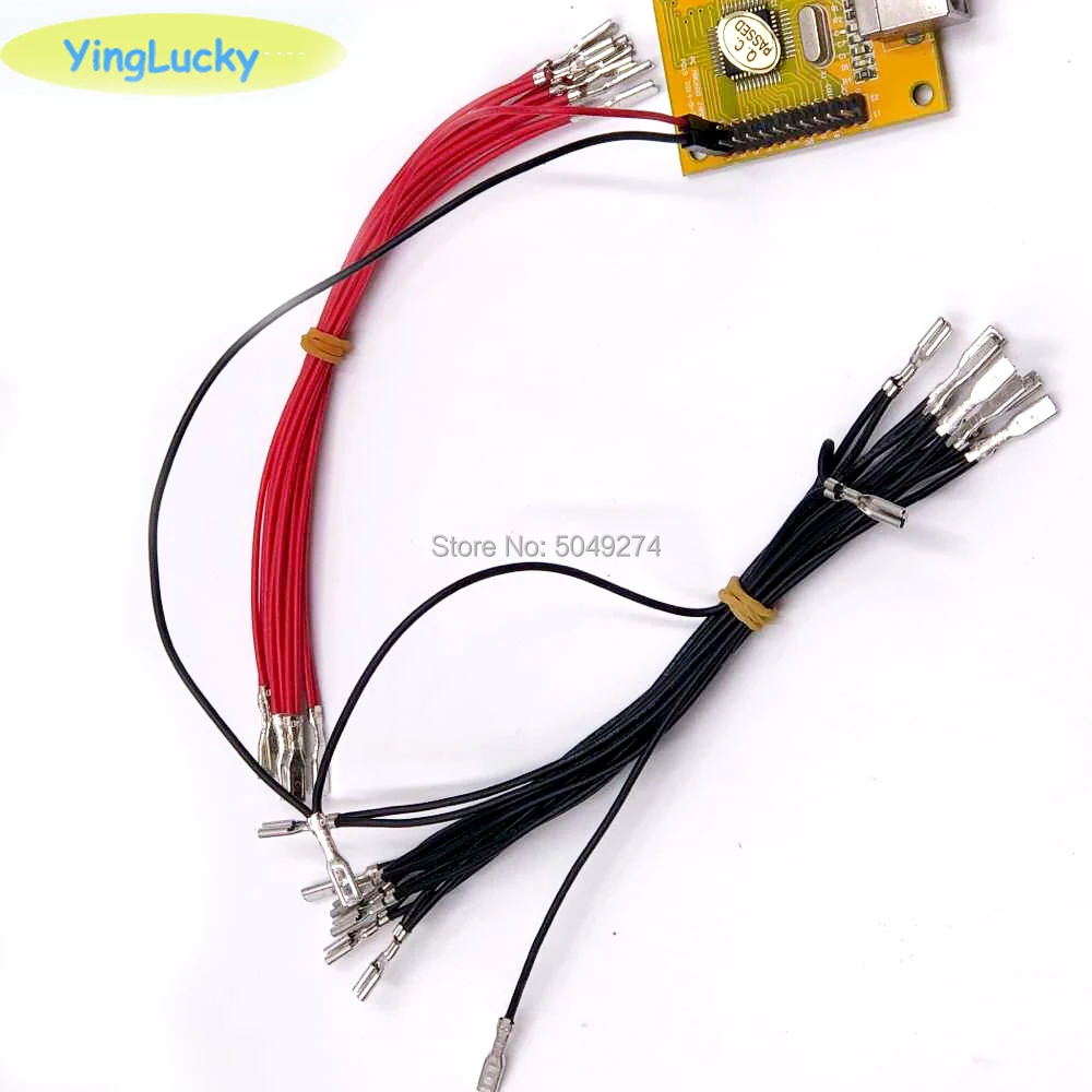 شين مو محطة دفع الممرات Button2.8mm و 4.8 مللي متر مصباح ليد مشبك لأسلاك الكابلات إلى PC امدادات الطاقة 12 V لمبة سلسلة إشارة سلك