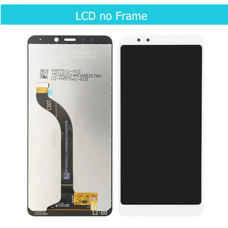 ЖК дисплей для Xiaomi Redmi 5 сменный сенсорный экран с рамкой и дигитайзером в сборе