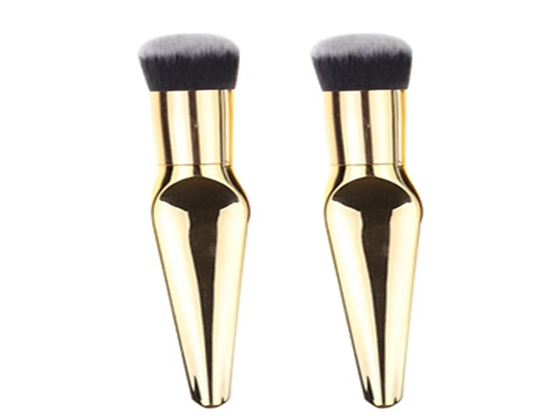 

by ems or dhl 200pcs Big Metal BB Makeup Brush Fishtail Multifunction Portable Foundation Blush Powder Brushes