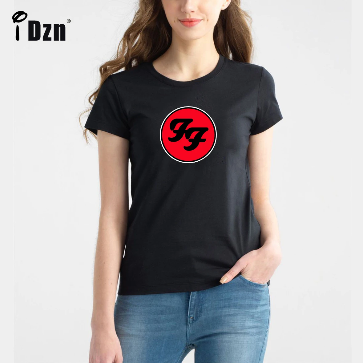 

Summer Casual Women T-shirts Compton MUSE Joey Graceffa Foo Fighters Hard Rock And Roll Band Girl Short Sleeve Print Tees Tops