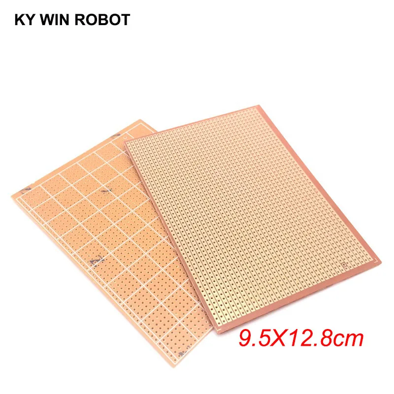 1pcs DIY 9.5x12.8 9.5*12.8CM Prototype Paper PCB Universal Experiment Matrix Circuit Board Single Row Continuous Hole 95x128mm 1pcs diy 9 5x12 8 9 5 12 8cm prototype paper pcb universal experiment matrix circuit board single row continuous hole 95x128mm