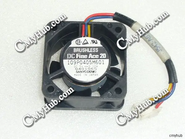 Genuine For SANYO DENKI 109P0405M601 DC5V 0.12A 3pin 3wire 4020 40X40X20MM Cooling Fan | Компьютеры и офис