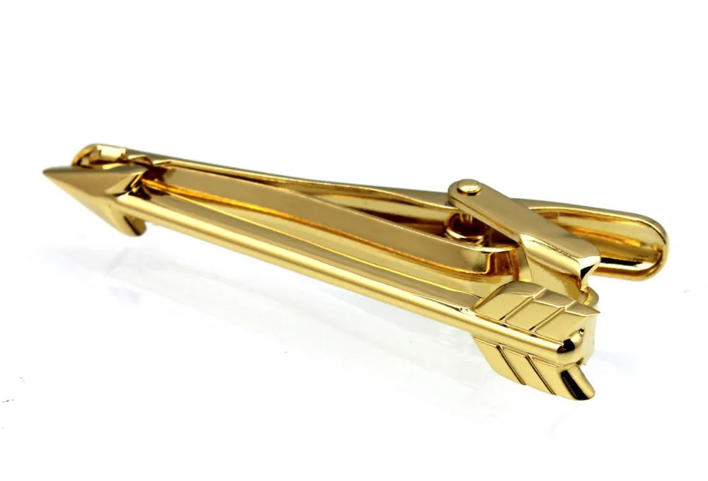 

Sunnylink 45mm Men's Tie Bar Arrow Gold Tie clip M3732