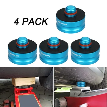 

KKMOON 4pcs Aluminum solid Car Styling Tools Jack Lift Point Pad Adapter Jack Pad Tool Chassis Dedicated for Tesla Model 3