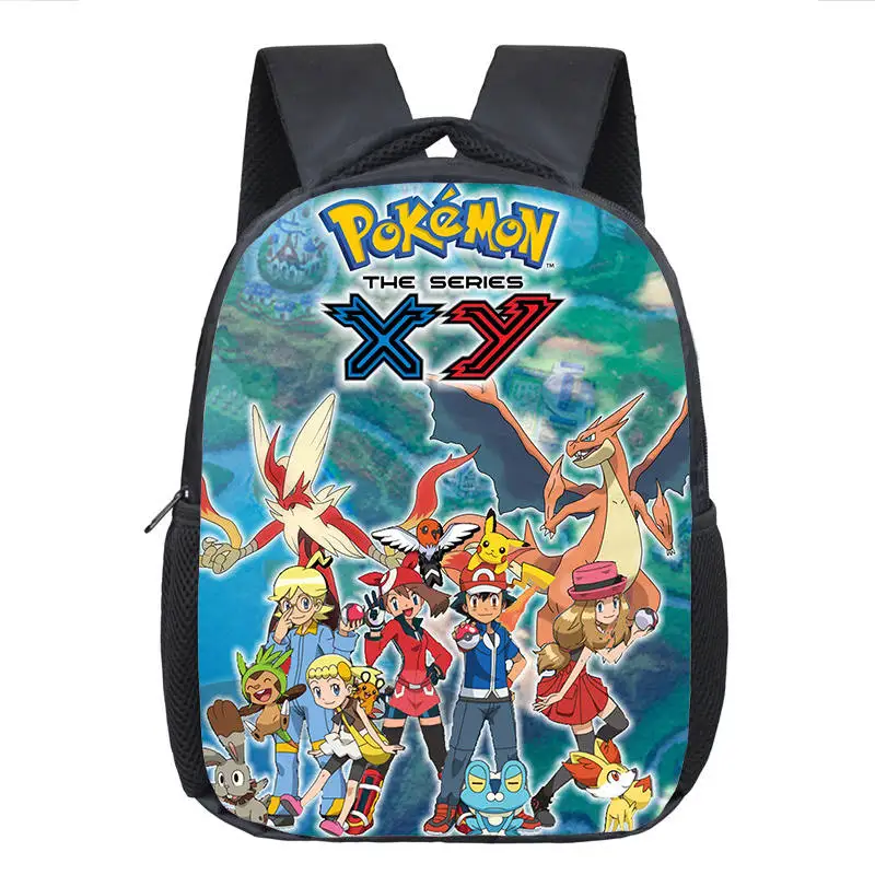 Покемон из японского аниме рюкзак Pikacun детские школьные сумки для мальчиков и девочек Повседневный Рюкзак Детская сумка Детские школьные сумки лучший подарок рюкзак