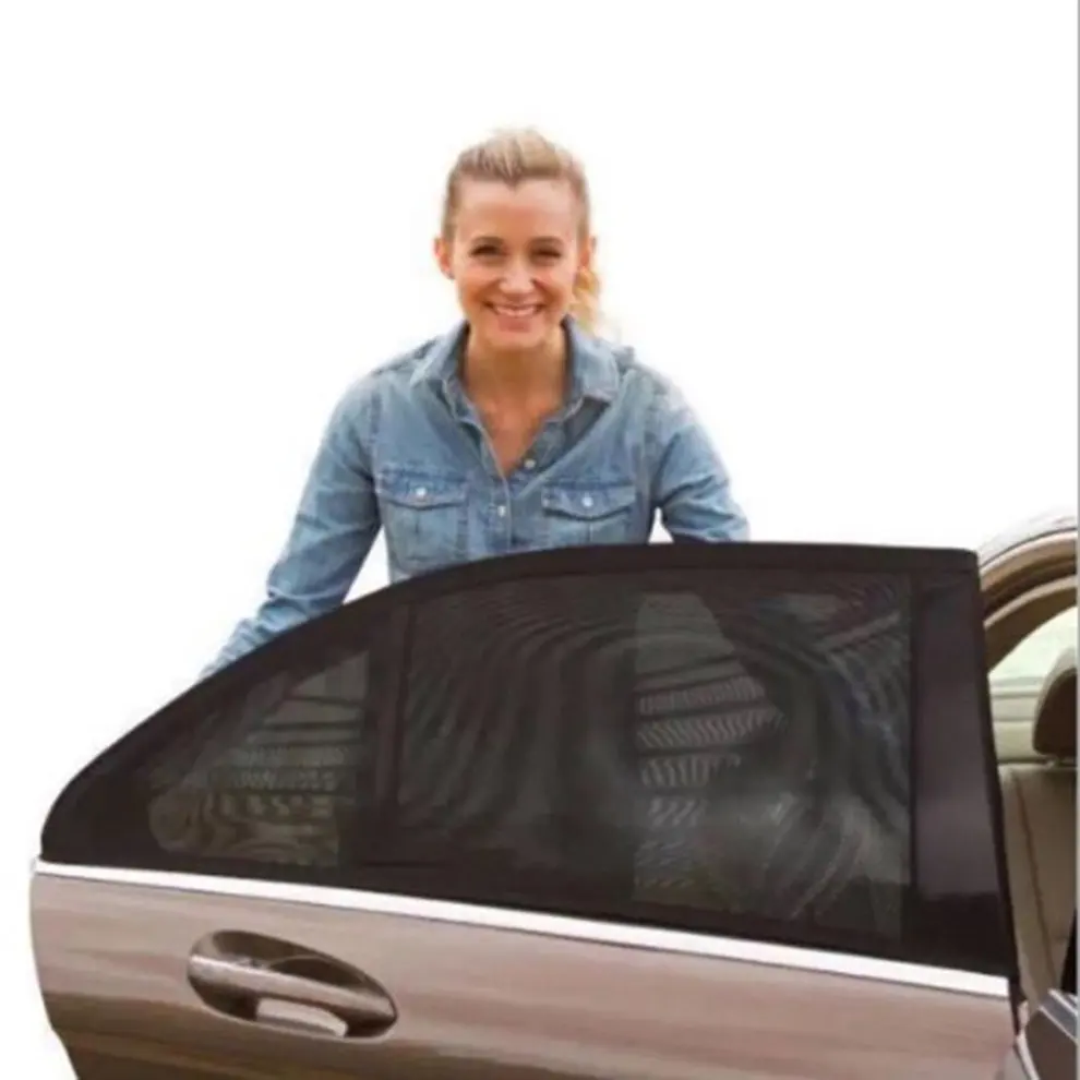 Car Sunshade Car Sunshade Anti-Mosquito Black Gauze Window Protection Cover Black Sand Anti-Mite Insulation Back Door