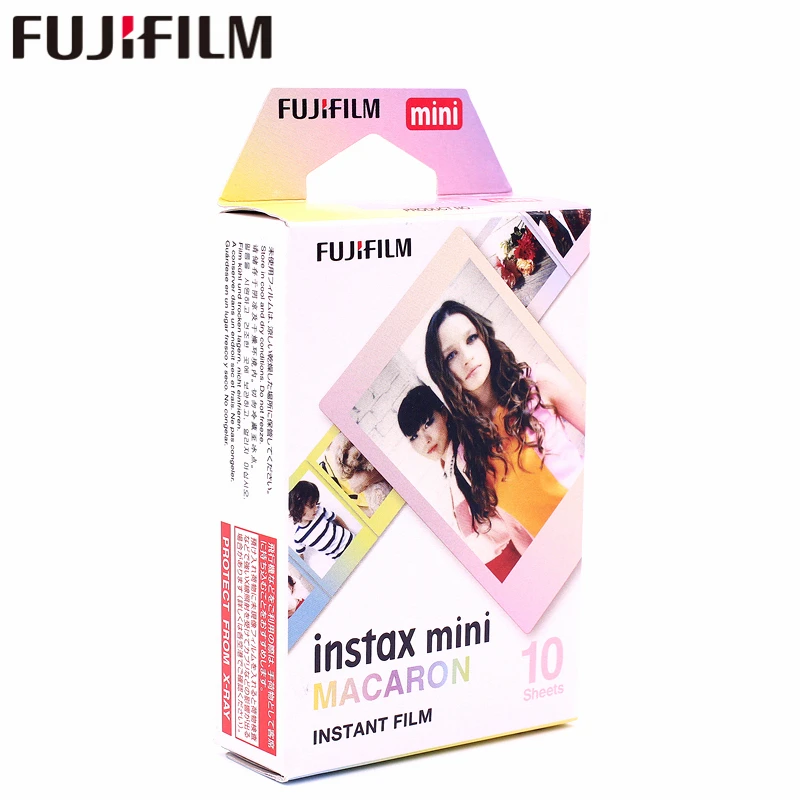 Fujifilm 10 листов Instax Mini Macaron мгновенная пленка фотобумага для Instax Mini 8 7 s 25 50 s 90 9 SP-1 SP-2 камеры