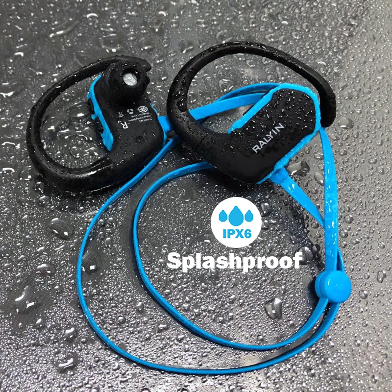 Ralyin 8GB mp3 player bluetooth headphone sport waterproof wireless headset bluetooth music player bluetooth earphone for phone
