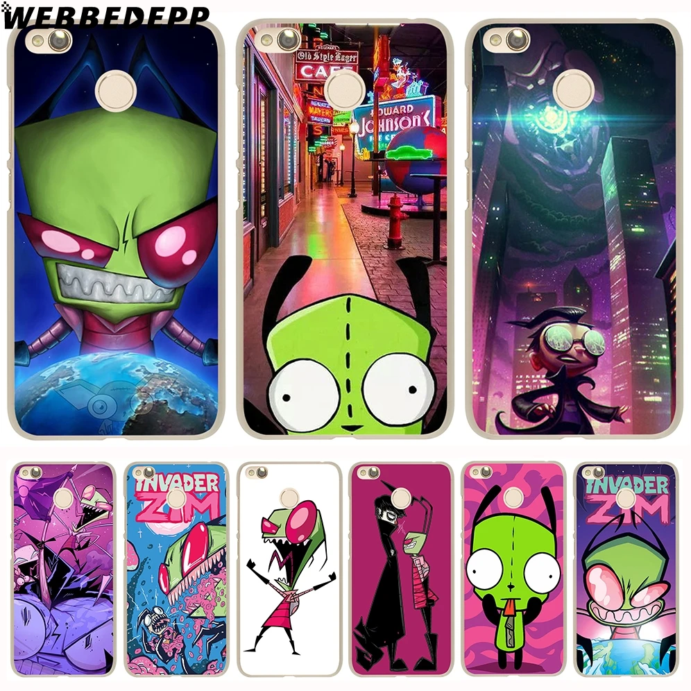 

WEBBEDEPP invader zim Phone Hard Case for Xiaomi Mi 8 9 SE 5S 5X 6X 6 5 Mi A1 A2 Lite F1 Mix 2S MAX 3 Cover