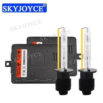 

SKYJOYCE 12V 55W H7 Canbus HID Kit Full Digital 55W Canbus HID Ballast H1 H7 H11 D2H 5500K DLT XenonBulb 55W Canbus XenonKit