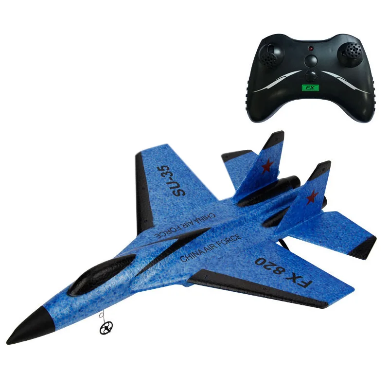 

Rc Plane Toy Epp Craft Foam Electric Outdoor Rtf Radio Remote Control Su-35 Tail Pusher Quadcopter Glider Airplane Model for B