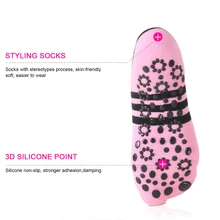 Популярные женские носки для йоги, Нескользящие, с пятью пальцами, с открытой спиной, силиконовые Нескользящие носки с 5 носками,, балетный тренажерный зал, фитнес, Йога, хлопковые носки