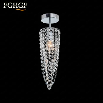 

Small Crystal Ceiling light Aisle Hallway Mini Crystal Lamp for Ceiling Corridor Modern Cristal Lustres Light Free Shipping