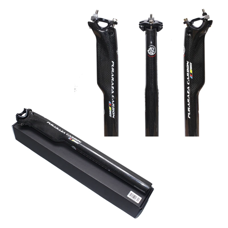 

2017 PURARAZA full carbon fiber seatpost MTB Bicycle Seat tube / seatpost /road bike seatpost accessories 27.2mm/ 30.8mm/ 31.6mm