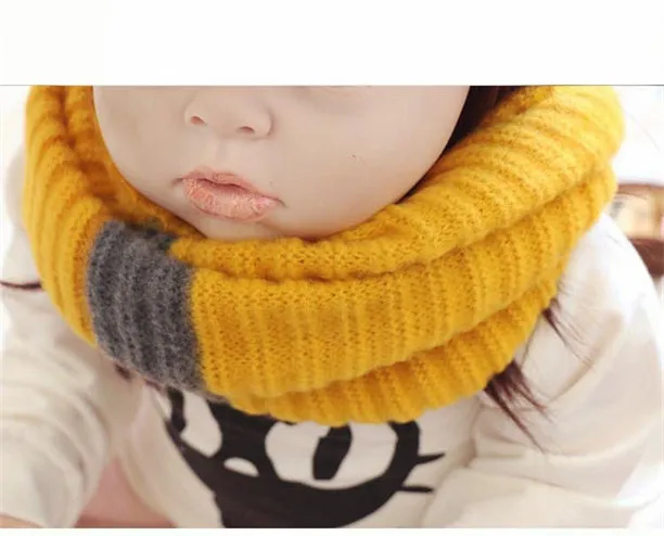 New Korean Version Of Baby Scarf Autumn And Winter Boys And Girls Baby Soft 11 Colors Matching Warm Wool  Wild  Scarf GCG74 (3)