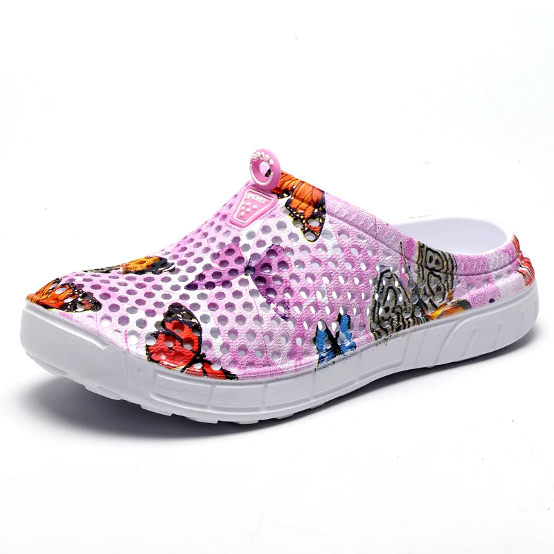 

Plardin New Bohemia Summer Round Toe Casual Cutouts women's Fashion Soft Comfortable Breathable Shoes Woman Beach Sandals