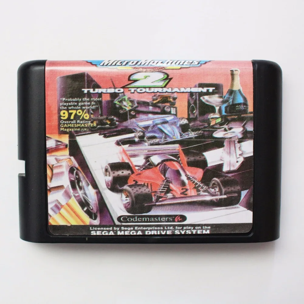 Micro машины 2 турбина 16 бит MD игровая карта для Sega Mega Drive Genesis|16 bit|md game16 bit md |