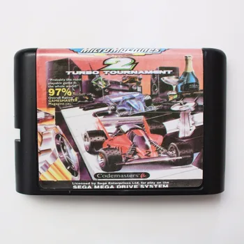 

Micro Machines 2 Turbo Tournament 16 bit MD Game Card For Sega Mega Drive For Genesis