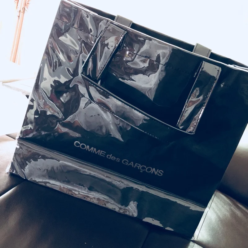 Vintage Kraft Paper Shopping Bag PVC Clear Double Transparent Bag Waterproof Causal Tote Shoulder Bag Messenger handbag Vintage Kraft Paper Shopping Bag PVC Clear Double Transparent Bag Waterproof Causal Tote Shoulder Bag Messenger handbag