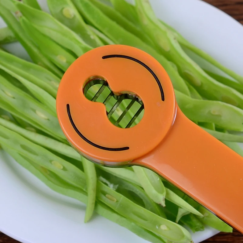 Bean cutter plastic stainless steel household multi function green