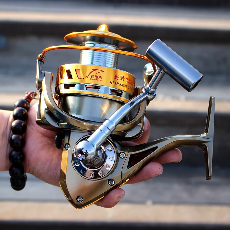 Free delivery 8000 9000 full metal cup cross country line fishing reel
