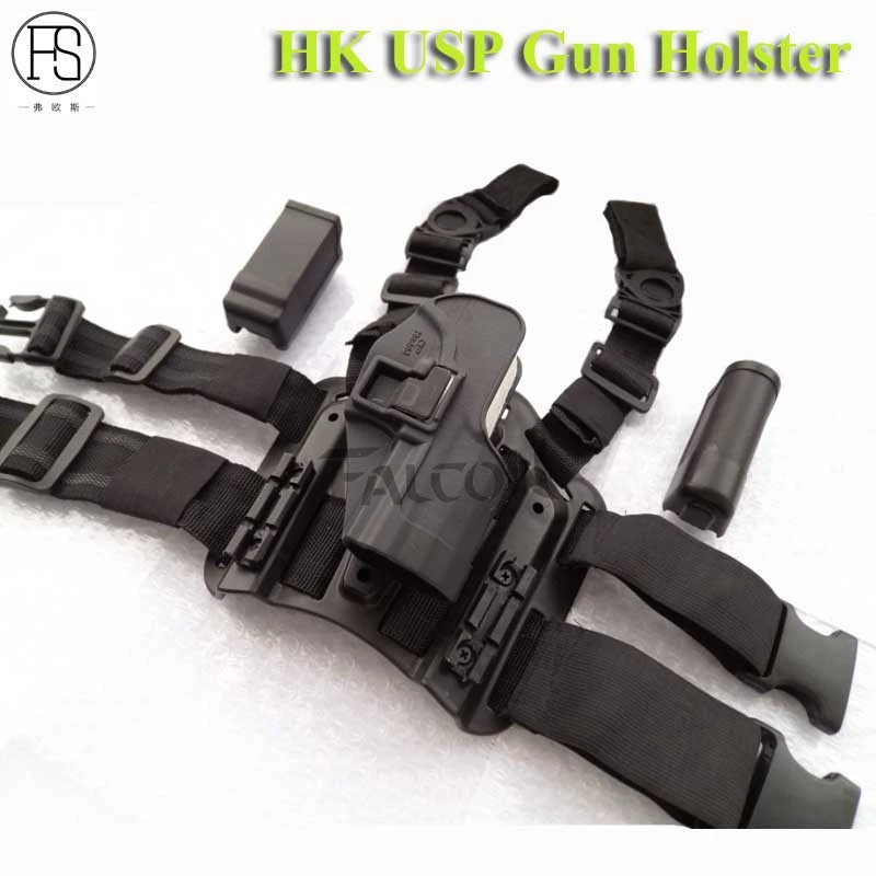 Funda pistola USP tipo compacto funda de pierna táctica Airsoft pistola de mano derecha caza muslo|leg holster|thigh holstergun holster - AliExpress