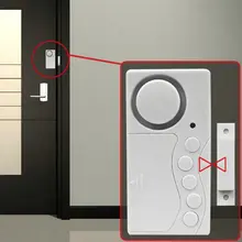 LESHP Wireless Alarm Magnetic Sensor System Wireless Door Window Motion Burglar Entry Security Home Guarding 105dB with LED golden security 10pcs 90db wireless home window door burglar security alarm system magnetic sensor for home security system