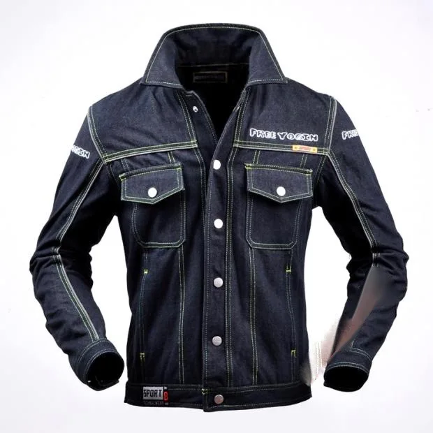

New arrival Motorcycle Denim riding protector jacket Free Yogin JK715