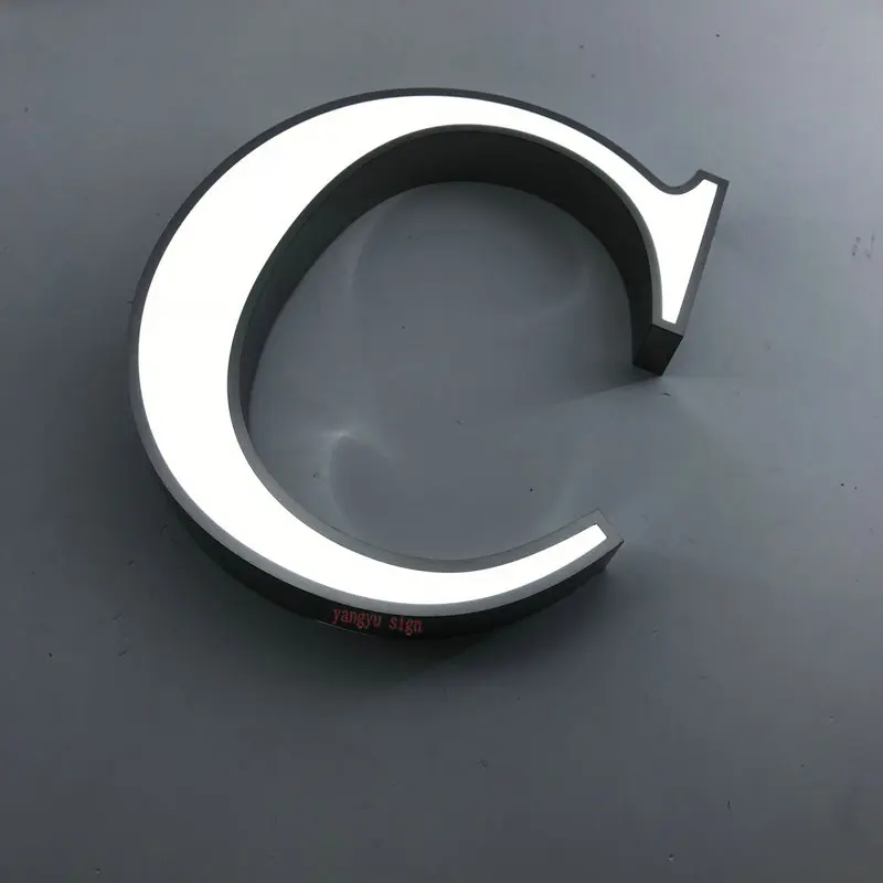 Alfabética para Sinalização à Prova d' Água Personalizada 3d Led Conveniente Armazenar Sinais Letra Loja 4 À prova d' água personalizada 3D led