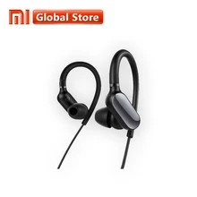 Оригинальная Xiaomi mi Спортивная гарнитура mi ni Bluetooth 4,1, беспроводные наушники с микрофоном mi c, водонепроницаемые наушники для смартфона, ушные крючки