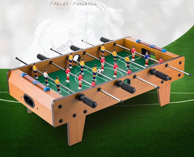 Jogo de mesa Foosball, mesa clássica de futebol para 2 pessoas, famílias –  jogos de futebol de lazer, traz horas de alegria para todas as noites de  família, bares, festas