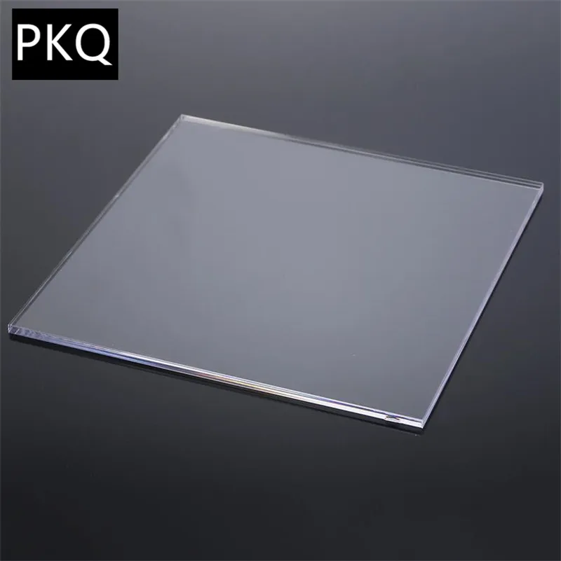 2pcs Clear Acrylic Plexiglass Sheets 8mm thick Plastic Panel Perspex PMMA Plate 