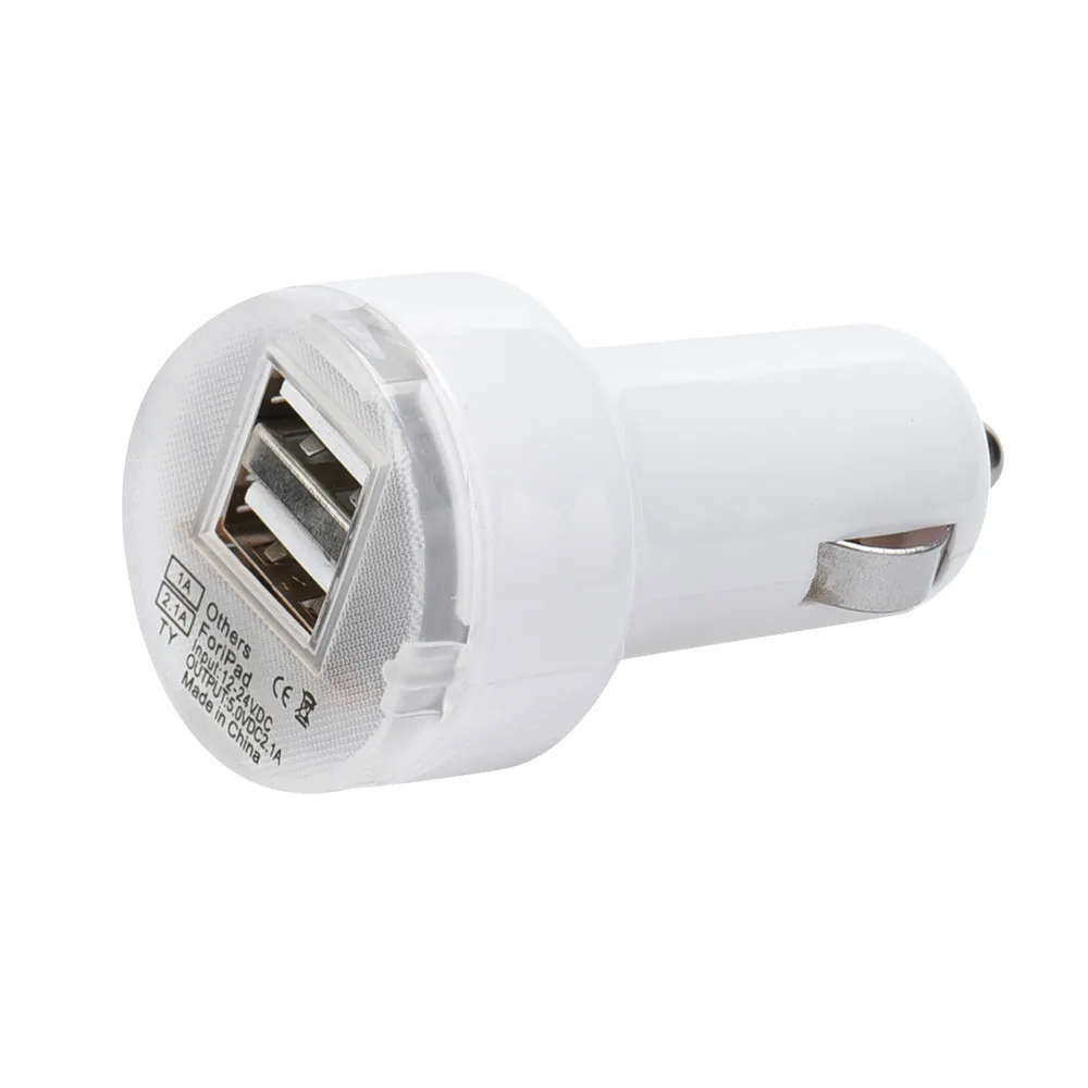 Vovotrade двойной USB переходник зарядное устройство для автомобиля с 2 разъёмами + Micro