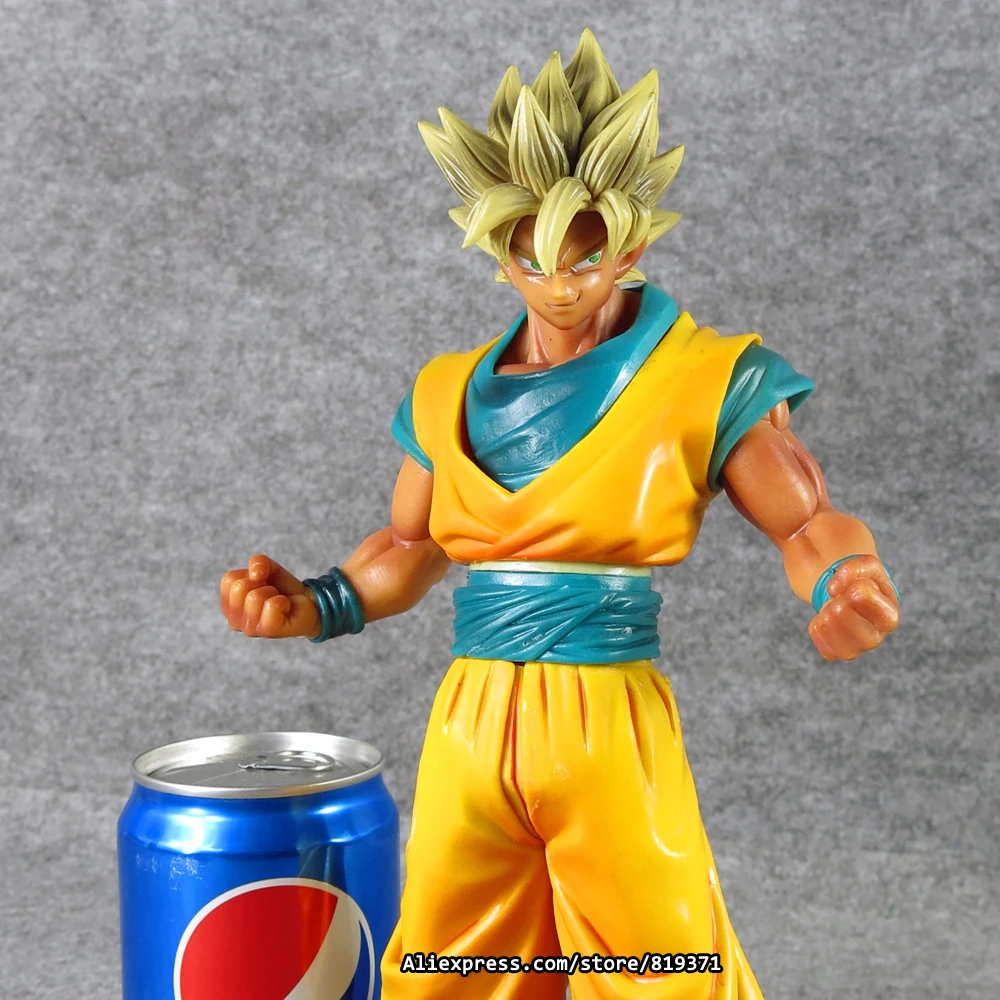 См 12 "30 см японского аниме Dragon Ball Z фигурки Супер Saiyan Сон Гоку Figuras ПВХ Смола Кукла фигурку Коллекция Модель игрушечные лошадки