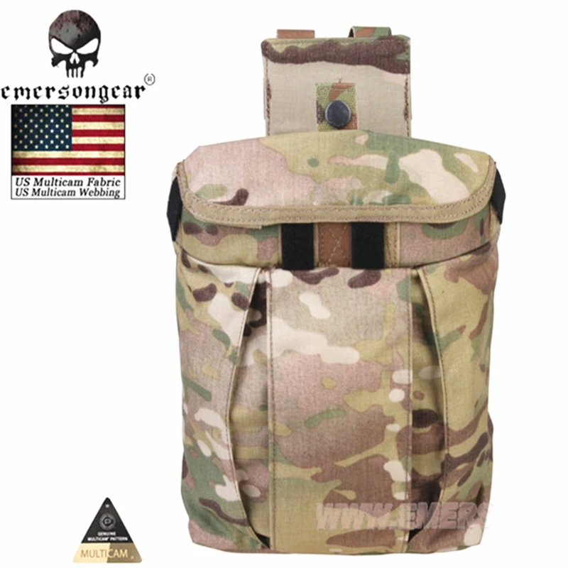 Emersongear Molle Acessórios Táticos Emerson Tactical Revista Dump Pouch Mag Malotes Multicam Em9042 Coyote Marrom Preto