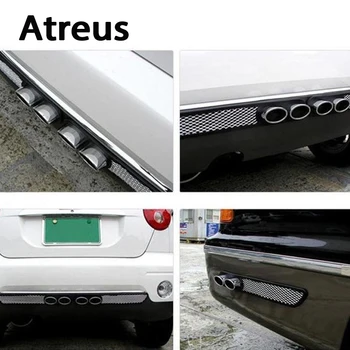 

Atreus 2X Car styling 3D Cool Auto carbon Exhaust Stickers For Volkswagen VW Polo Passat B5 B6 Golf 4 Opel Astra H J G Insignia