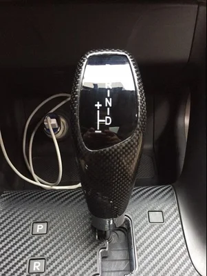 Ручка переключения передач из углеродного волокна для BMW Toyota Lexus