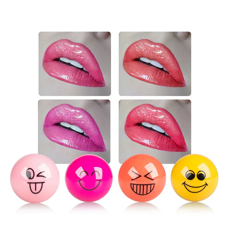 miss rose high quality Deep Moisturizing Lip balm Cute Ball Shape Baby