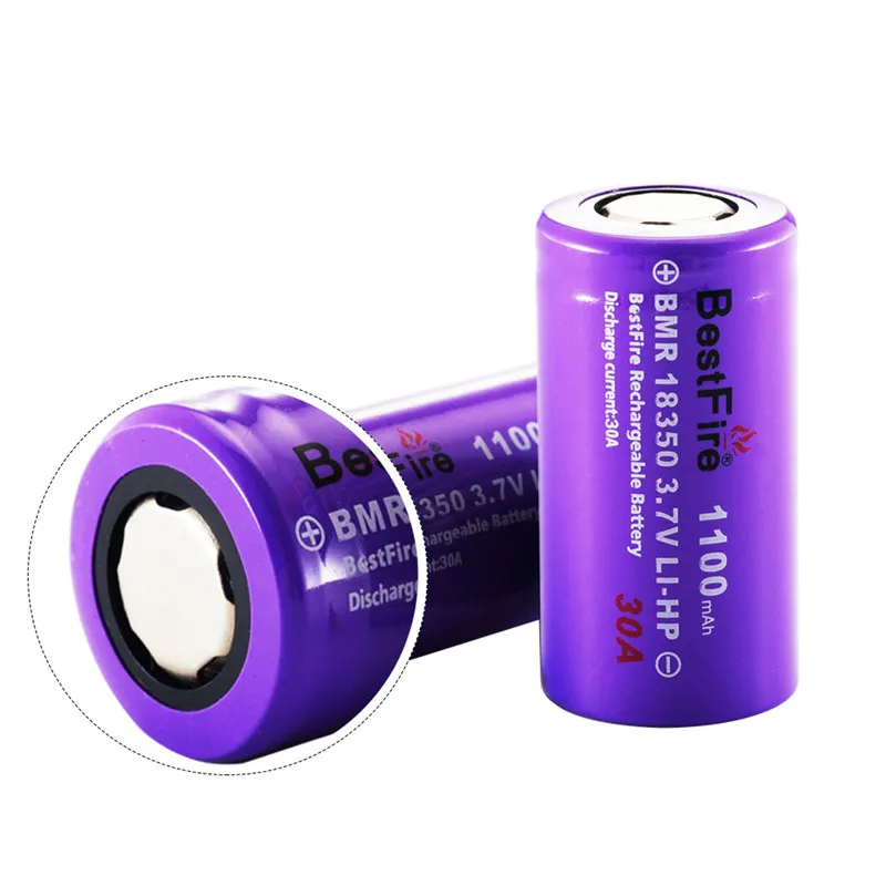 18350 батарея 1100mAh 30A 3 7 V литий ионная аккумуляторная для Kamry K1000 E Pipe фонарик