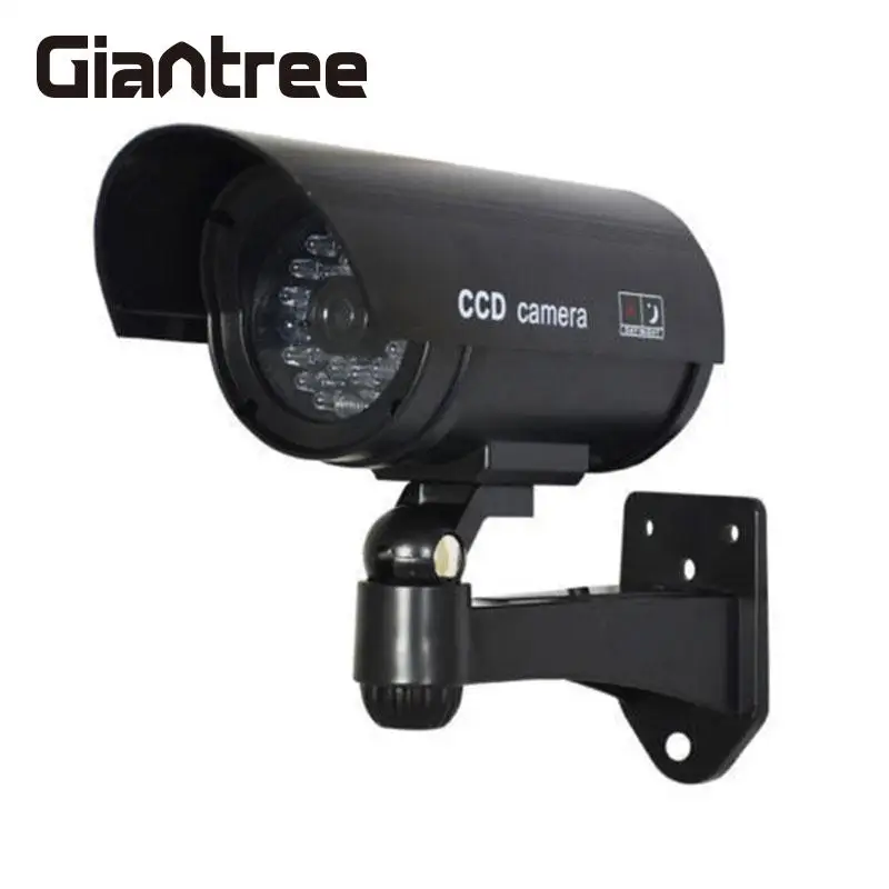 

giantree Outdoor Indoor Dummy Fake Camera Simulated Camera IP Bullet Cam CCTV Video Surveillance LED Flashing Security Camera