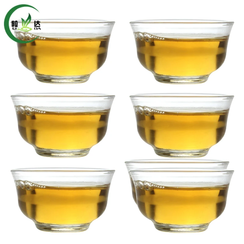 6 pcs 15ml High Quality Xiao Yu Lan Heat Resisting Glass Tea Cup Green Tea Cup Oolong Tea Cup