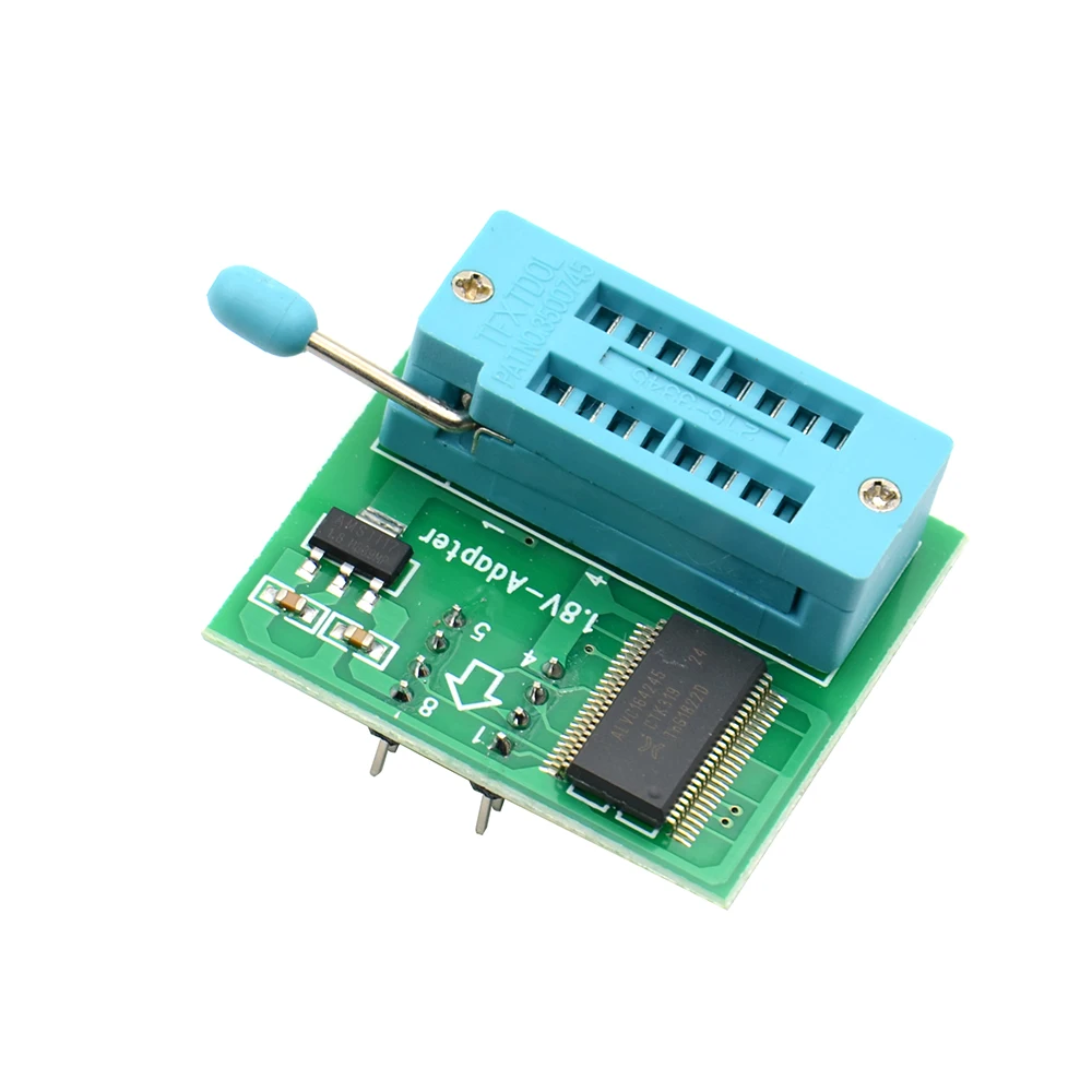 1.8V SPI Flash For TL866CS 1.8V Adapter for motherboard SOP8 DIP8 W25 MX25 use on programmers TL866A EZP2010 EZP2013 CH341