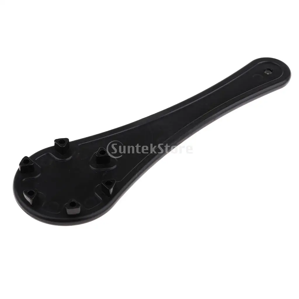 Premium Durable Black PVC Safety Air Valve Wrench 6 Groove Spanner for Kayak Canoe Inflatable Boat Fishing Dinghy