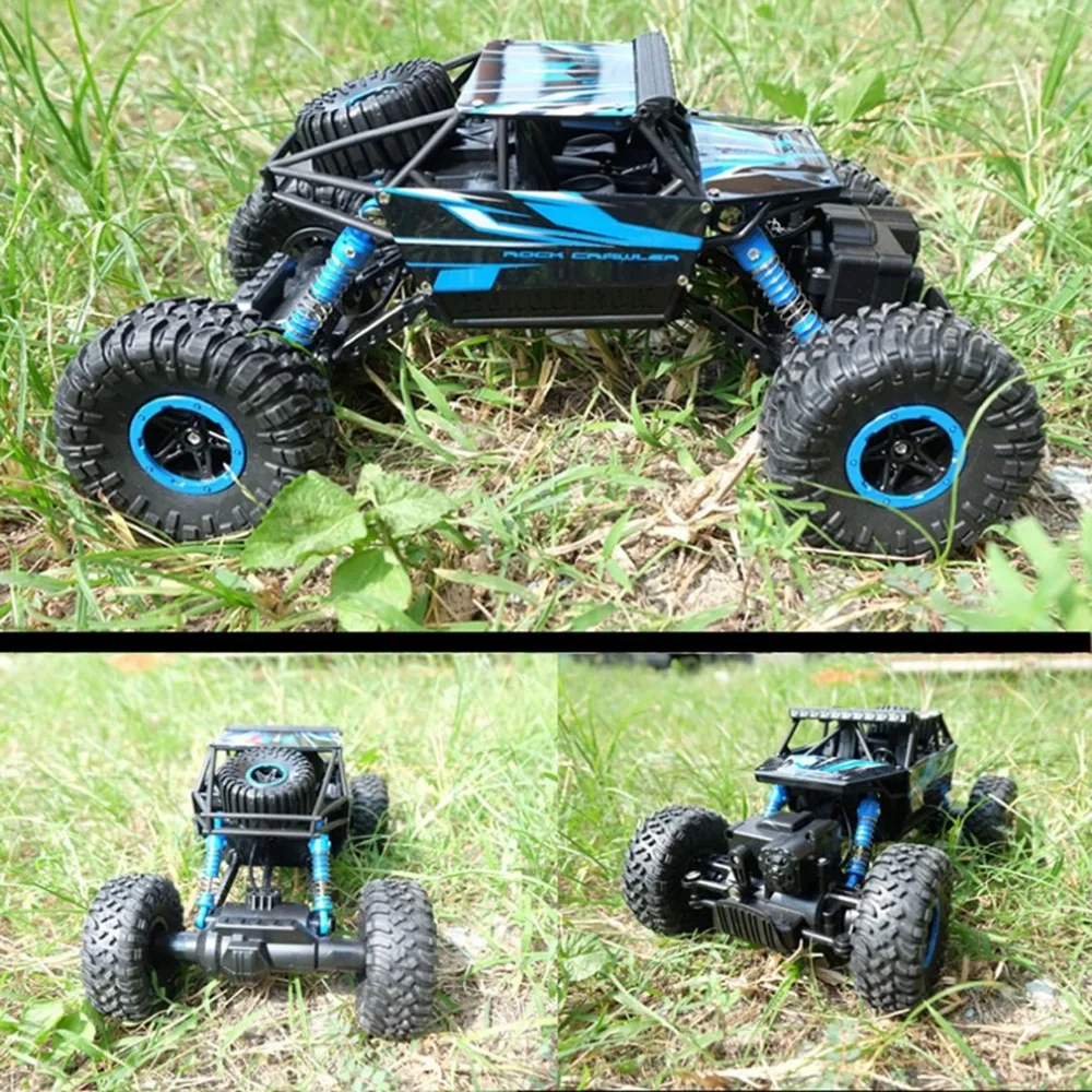 

1/18 2.4G Scale Electric RC Rock Crawlers High Speed Remote Control RC Car 4WD Off Road Driving Car Electric Toys