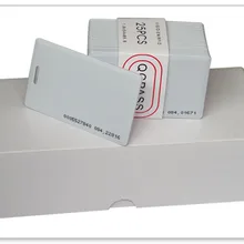 100 шт./лот 125 кГц rfid тег EM ID TK4100/EM4100 Толстые карты система контроля доступа карты RFID карты