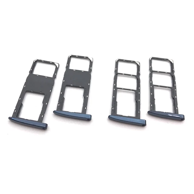 Cheap 5Pcs/Lot ,Dual/Single Version For Motorola Moto G6 Sim Card Tray Holder Slot Adapter Replacement Part 