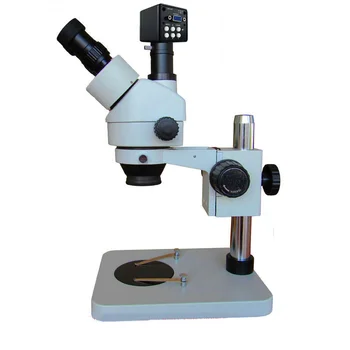 

Stereo microscope Video zoom 260 times Diagnostic Repair PCB / SMT 2 megapixel VGA camera Dissection microscope Depth of field