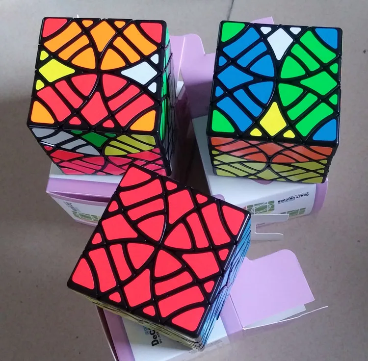 Yongjun YJ 2x2 дом синий/розовый 2 Слои Скорость Cube Cubo magico Развивающие игрушки идея подарка Прямая кубик рубика